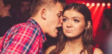 Drunk guy talking girl