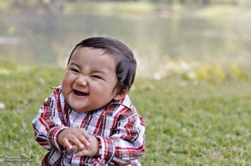Evil Toddler - meme generator image preview