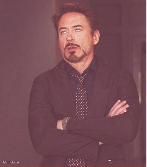 Tony Stark Disapproves - meme generator image preview