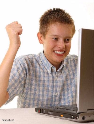 First Day On The Internet Kid - meme generator image preview