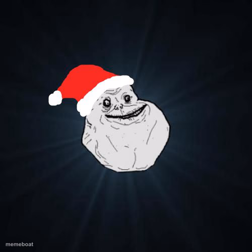 Forever Alone Christmas - meme generator image preview