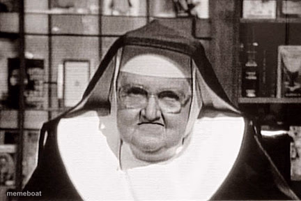 Frowning Nun - meme generator image preview