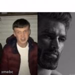 Gigachad vs virgin - meme generator image preview