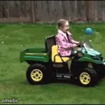 Girl runs over Boy - meme generator image preview