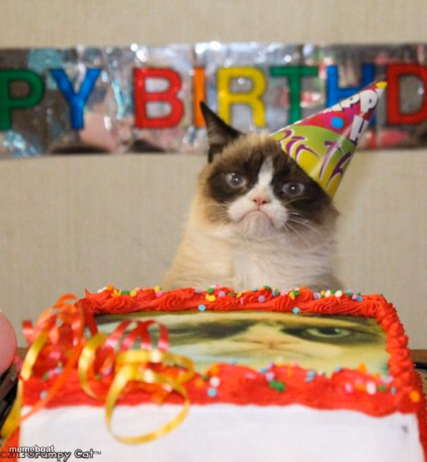 Grumpy Cat Birthday - meme generator image preview