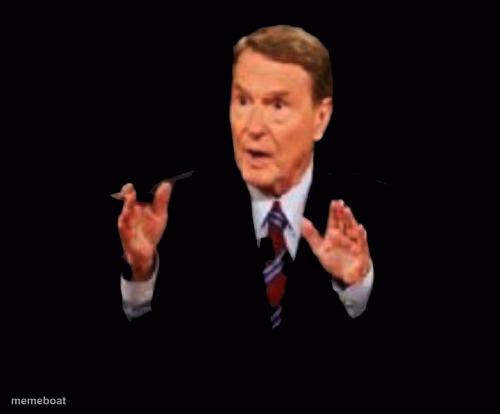 Jim Lehrer The Man - meme generator image preview