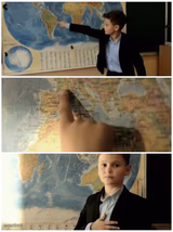 Kid and map