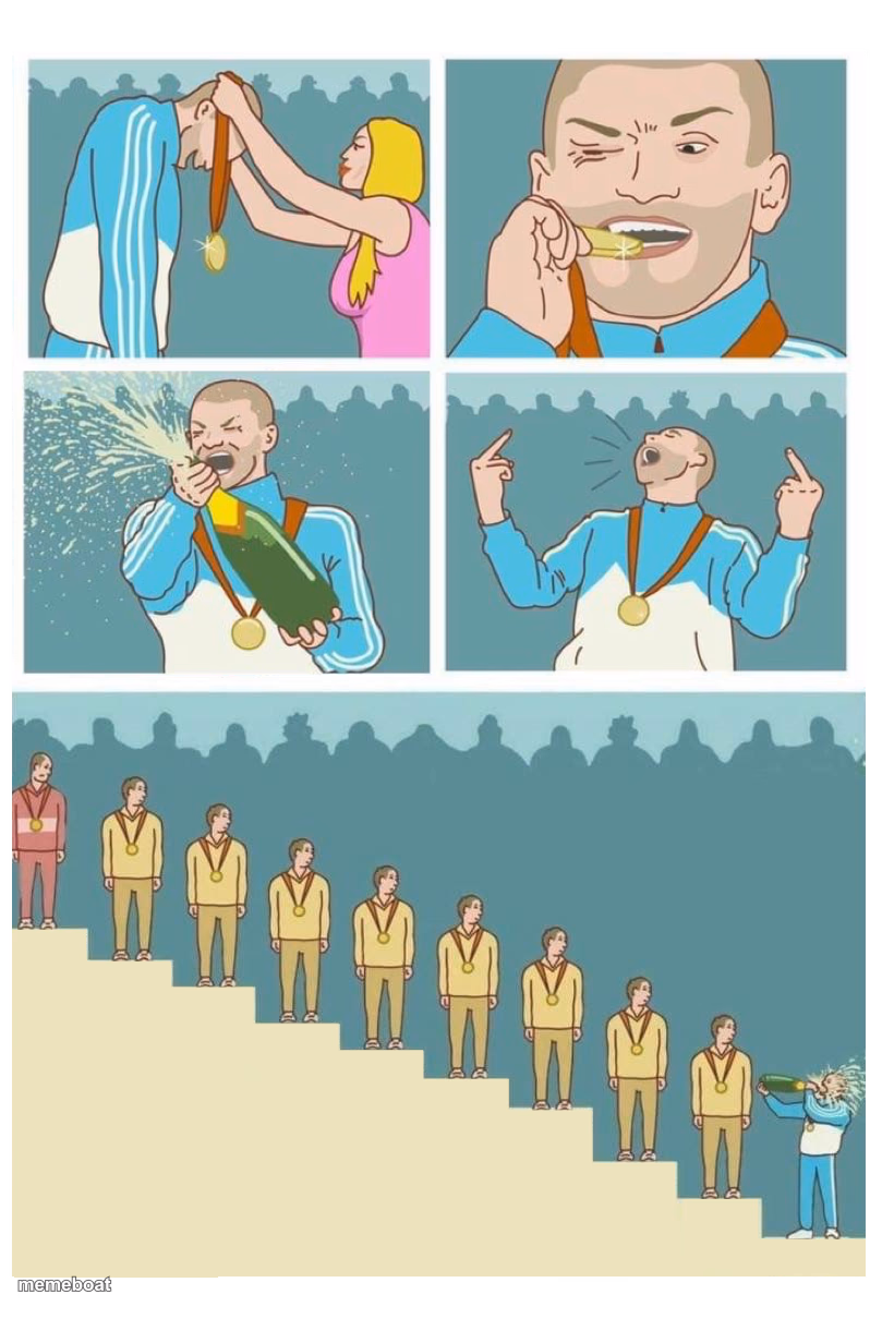 Last Place Douche Bag - meme generator image preview