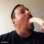 Man sucking suck banana - meme generator image preview