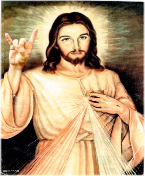 Metal Jesus - meme generator image preview