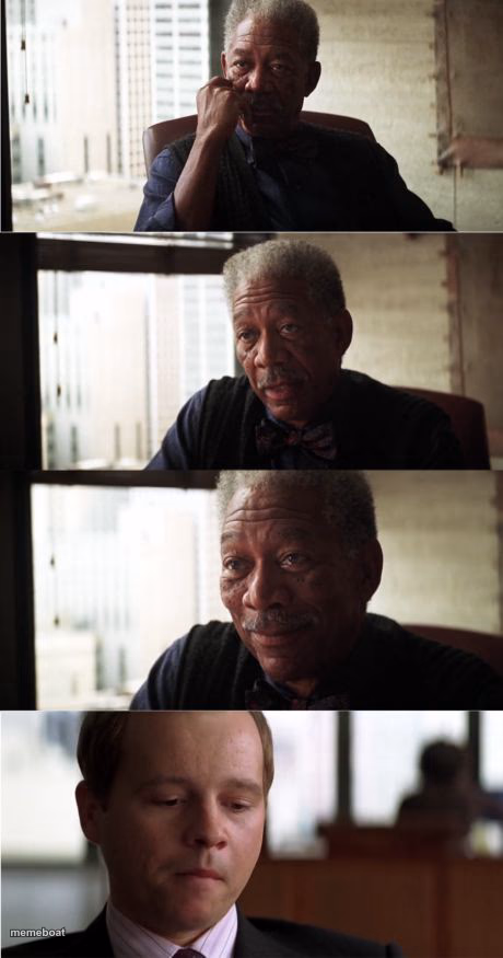 Morgan Freeman Good Luck - meme generator image preview