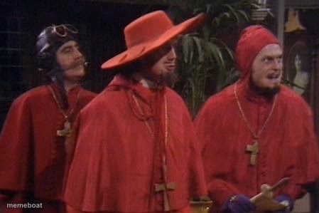 Nobody Expects the Spanish Inquisition Monty Python - meme generator image preview