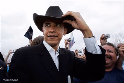 Obama Cowboy Hat - meme generator image preview
