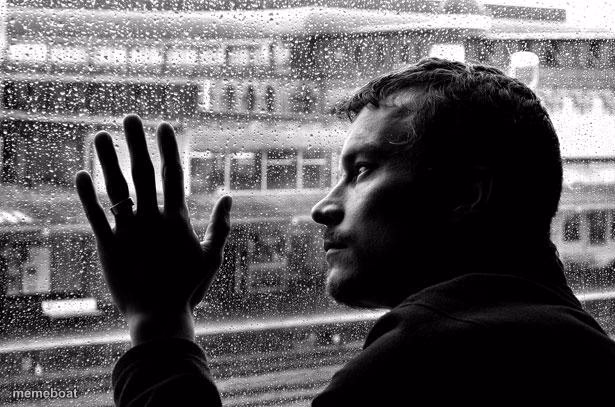 Rainy Window Reflection - meme generator image preview