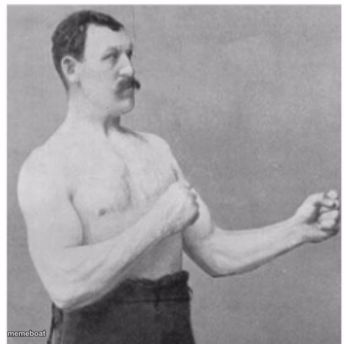 Overly Manly Man - meme generator image preview