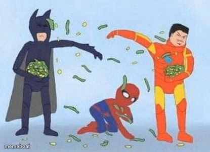Pathetic Spidey - meme generator image preview