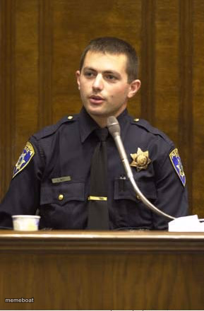 Police Officer Testifying - meme generator image preview