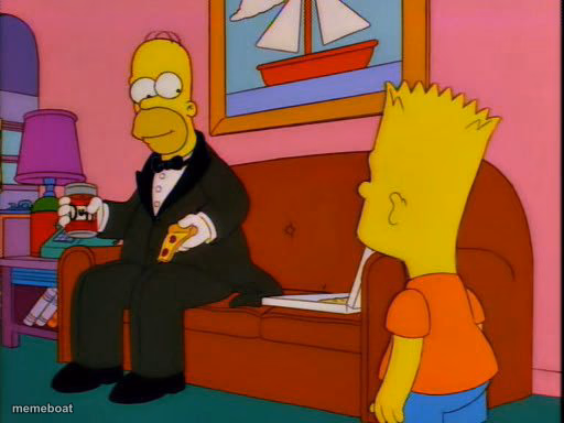 Por que tan elegante homero - meme generator image preview