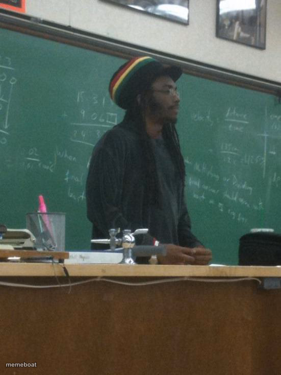 Rasta Science Teacher - meme generator image preview