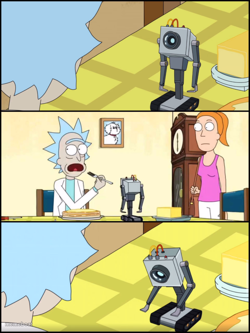 Rick and Morty Butter - meme generator image preview