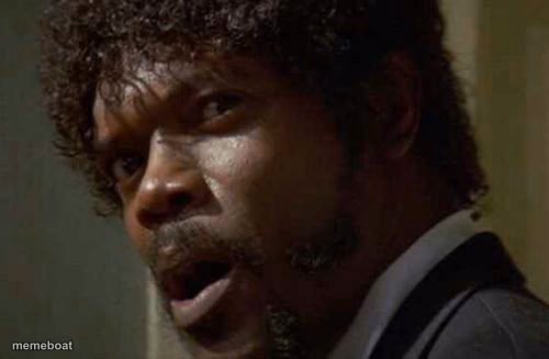 Samuel Jackson Glance - meme generator image preview