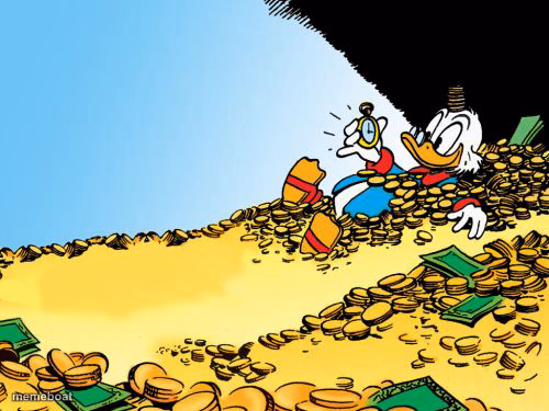 Scrooge McDuck - meme generator image preview