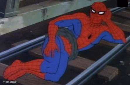Sexy Railroad Spiderman - meme generator image preview