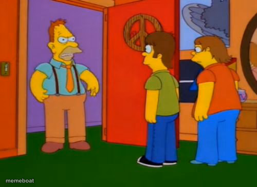 Simpsons Grandpa - meme generator image preview