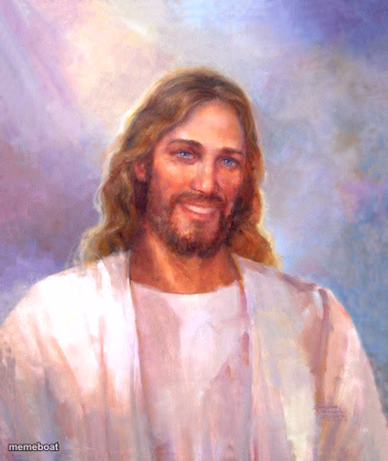 Smiling Jesus - meme generator image preview