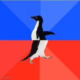Socially Awkward Awesome Penguin