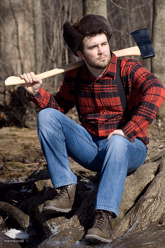 Solemn Lumberjack - meme generator image preview