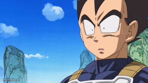 Surprized Vegeta - meme generator image preview