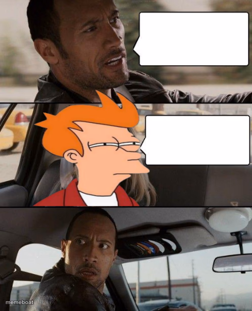 The Rock Driving - meme generator image preview