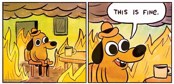 This Is Fine - meme generator image preview