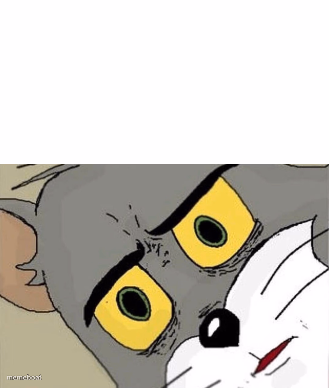 Unsettled Tom - meme generator image preview