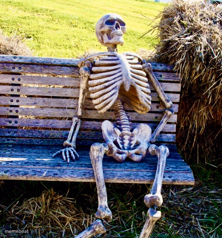 Waiting Skeleton - meme generator image preview