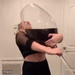 Woman drinking wine