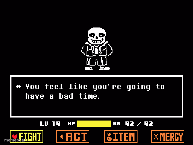 A Bad Time - meme generator image preview