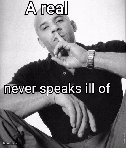Vin Diesel Shush - meme generator image preview