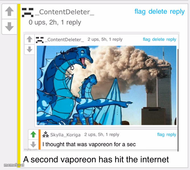 A second vaporeon has hit the internet - meme generator image preview