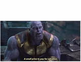 A small price to pay for salvation