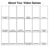 About you : video games