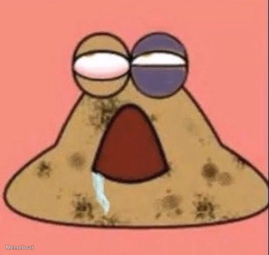 Abused Pou - meme generator image preview