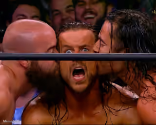 Adam Cole's Surprise Kiss