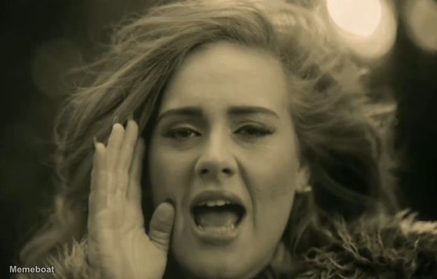 adele hello - meme generator image preview