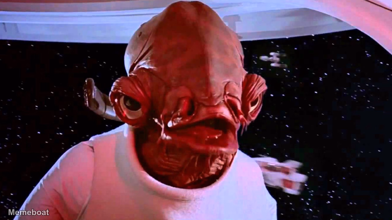 Admiral Ackbar "It's a Trap!" Scene - meme generator image preview