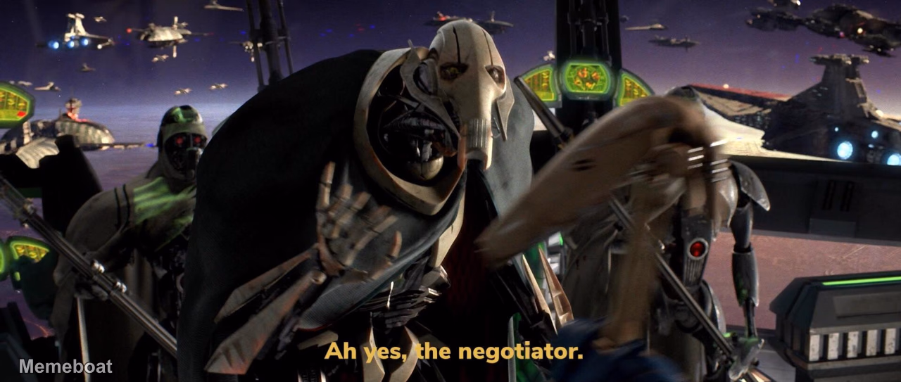 Ah Yes, the Negotiator - meme generator image preview