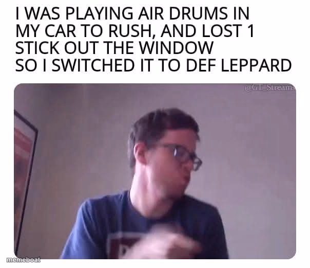 Air Drums - meme generator image preview