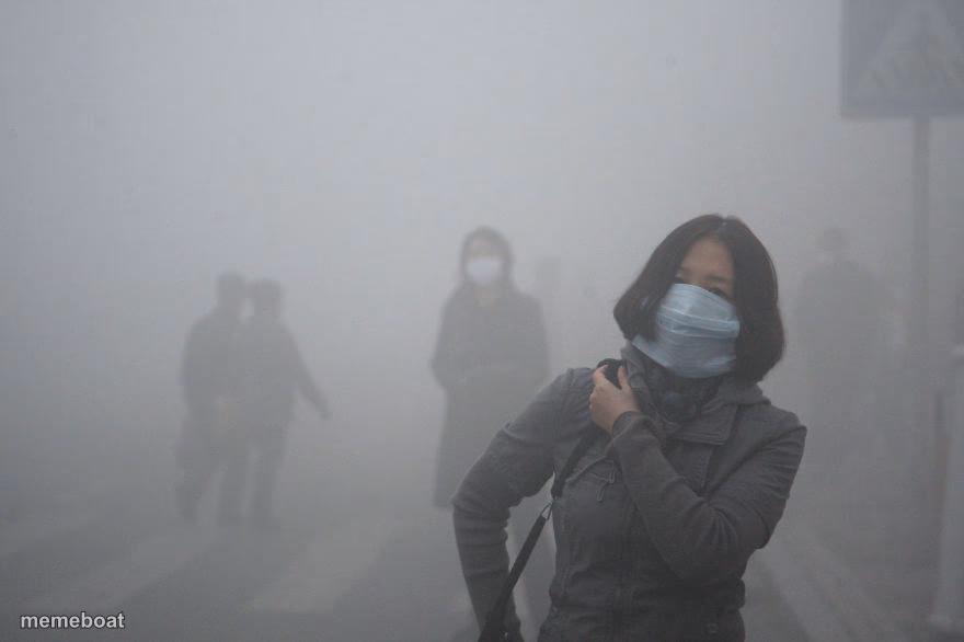 Heavy Smog Walk - meme generator image preview