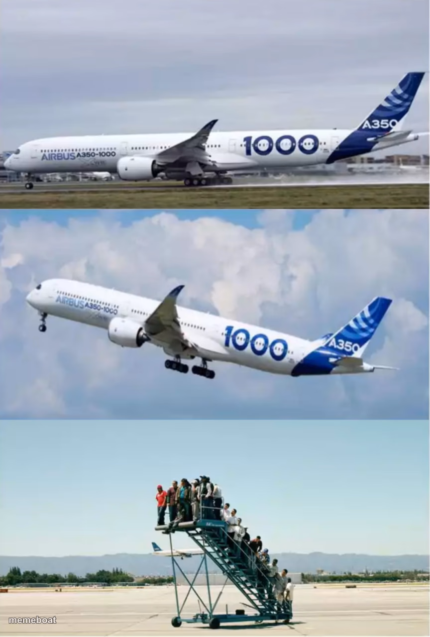 Airplane took off without people - meme generator image preview